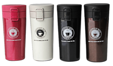Double Wall Vacuum Insulated Travel Coffee Cup (380ml) - DMC Wholesale