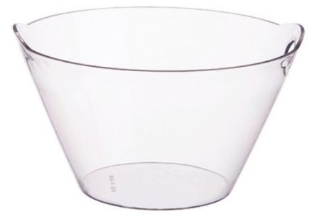 Round Double Ears Plastic Ice Bucket