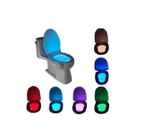 Multicoloured Motion Censored Toilet Light (8 Colour)