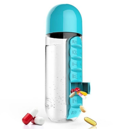 Pill And Vitamin Organiser Bottle