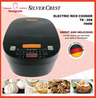 Digital Electric Black Rice Cooker (5L)