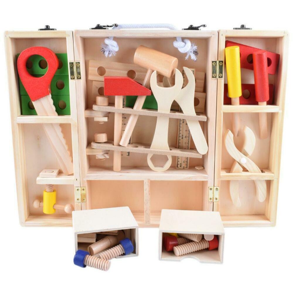 Wooden Durable Educational Tool Set For Children