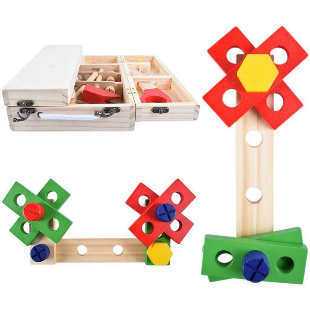 Wooden Durable Educational Tool Set For Children