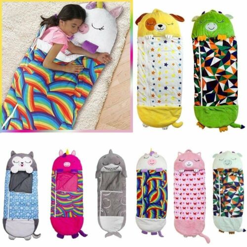 Ultra Soft Animal-Print Sleeping Bag For Children