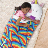 Ultra Soft Animal-Print Sleeping Bag For Children