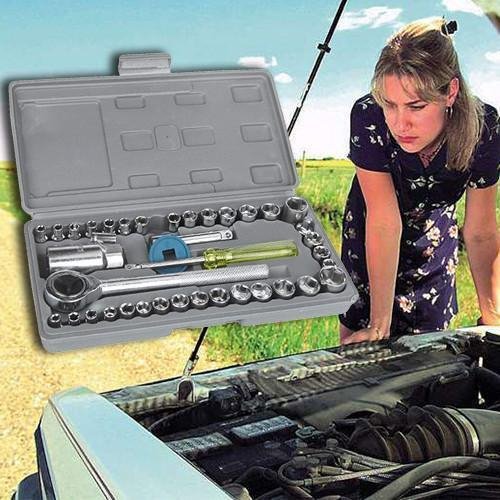 Combination Socket Wrench Set (Large)(40 pcs)