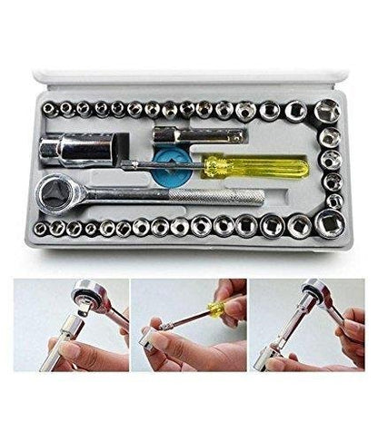 Combination Socket Wrench Set (Large)(40 pcs)