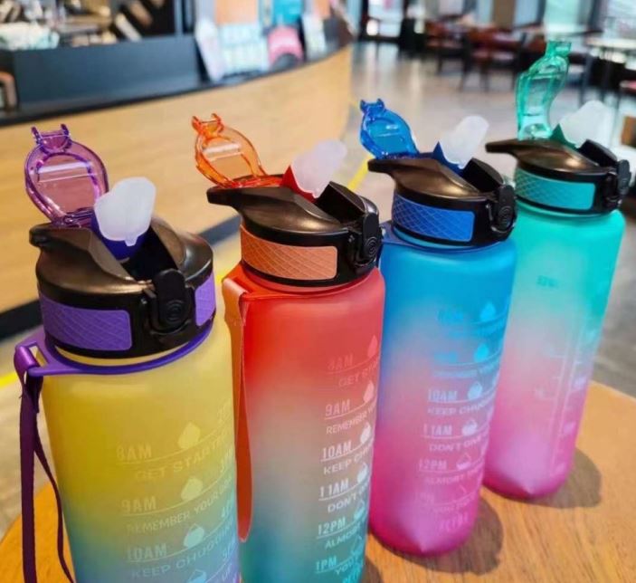 Motivational Time Marker Water Bottle (1L)